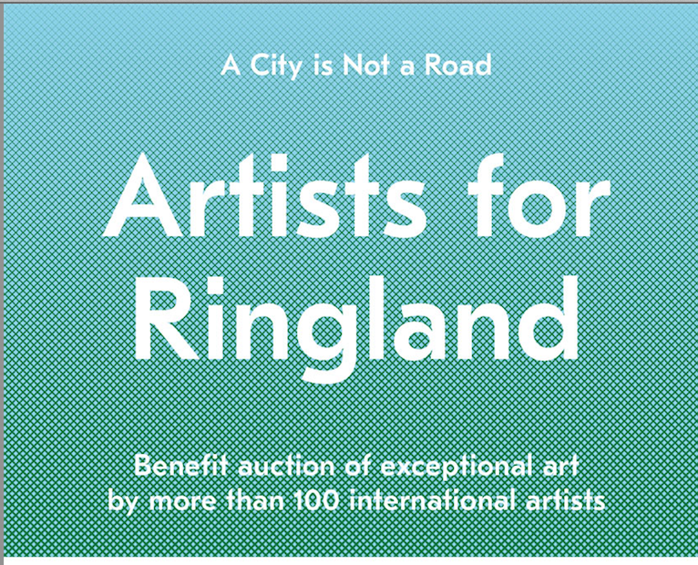 Benefit Auction Artists for Ringland / A City is Not a Road